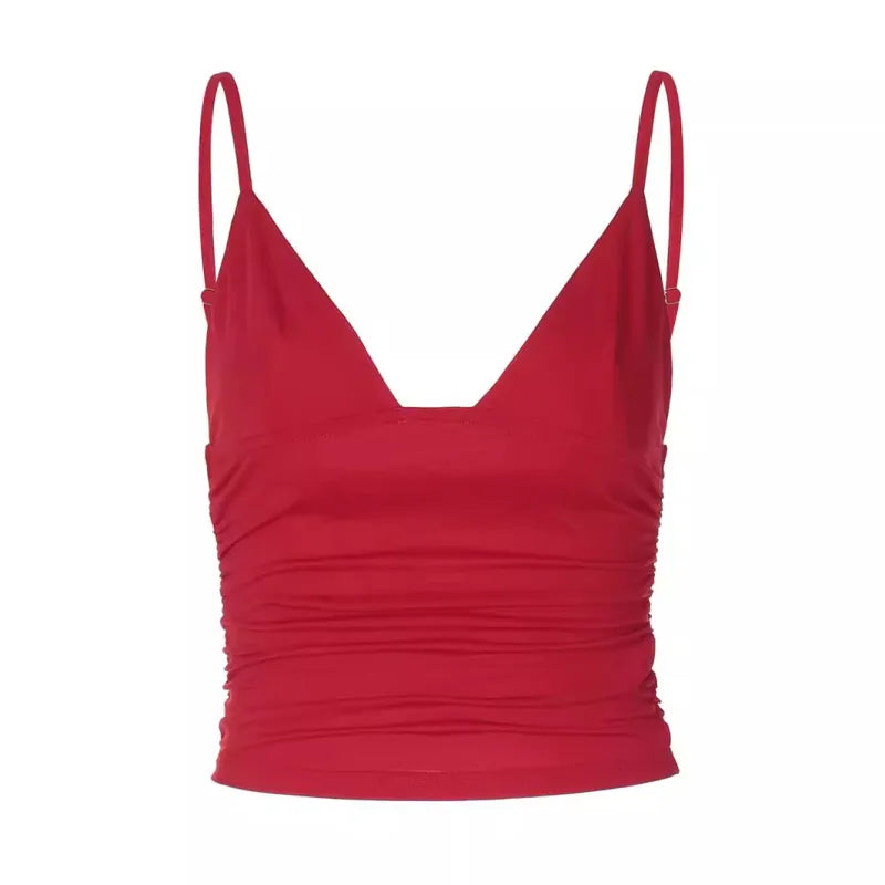 V-Neck Crop Top